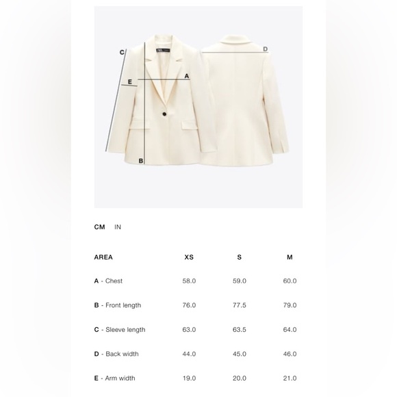 NWT ZARA MINIMAL LINEN BLAZER - Picture 10 of 15